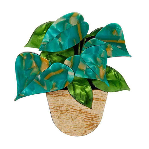 Erstwilder Show Me the Money Plant Brooch BH6810-4092