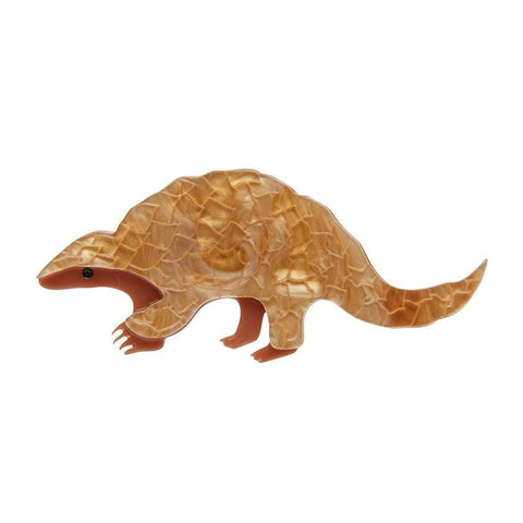 Erstwilder Roly Poly Pangolin Brooch BH6864-9200