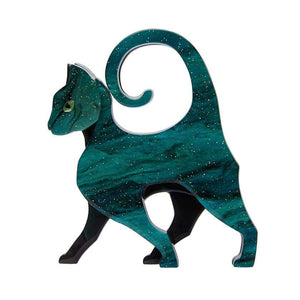 On the Prowl Cat Brooch