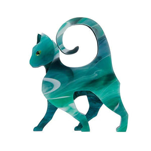 On the Prowl Cat Brooch