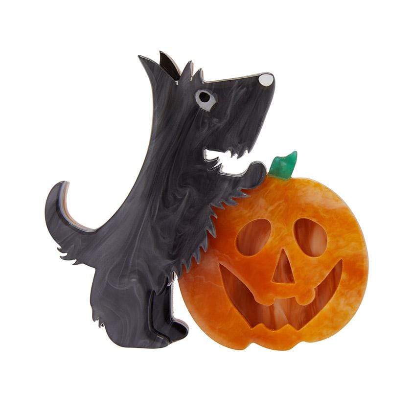 Erstwilder Patch the Pumpkin Pup Brooch BH6909-7361