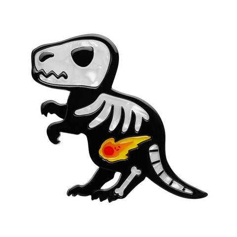 Erstwilder Dead-o-Saurus Rex Brooch BH6914-8070