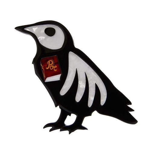 Erstwilder RIP Raven Brooch BH6915-7080