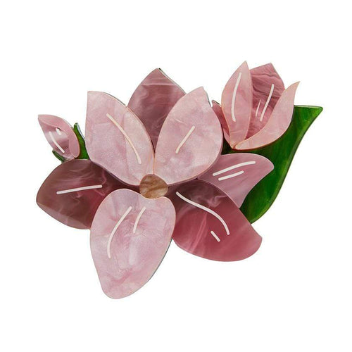 Erstwilder Magnificent Magnolia Brooch BH6926-2050