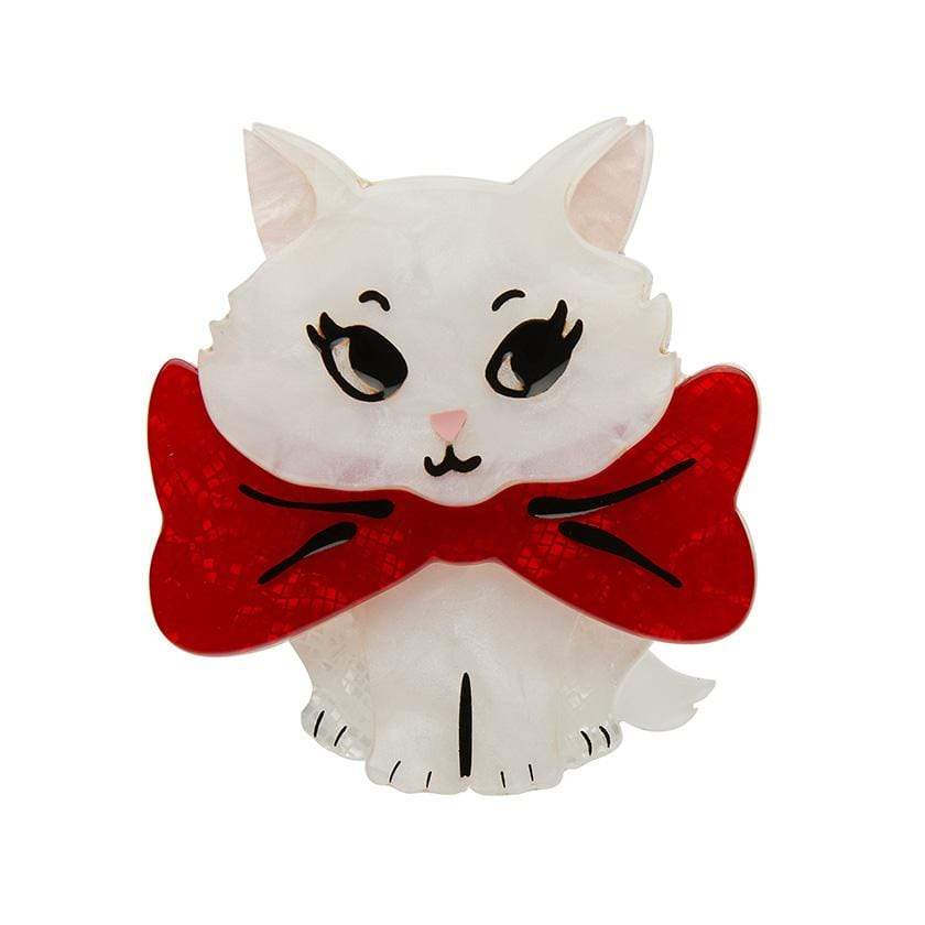 Erstwilder Wrapped Up in Love Kitten Brooch BH6933-8010