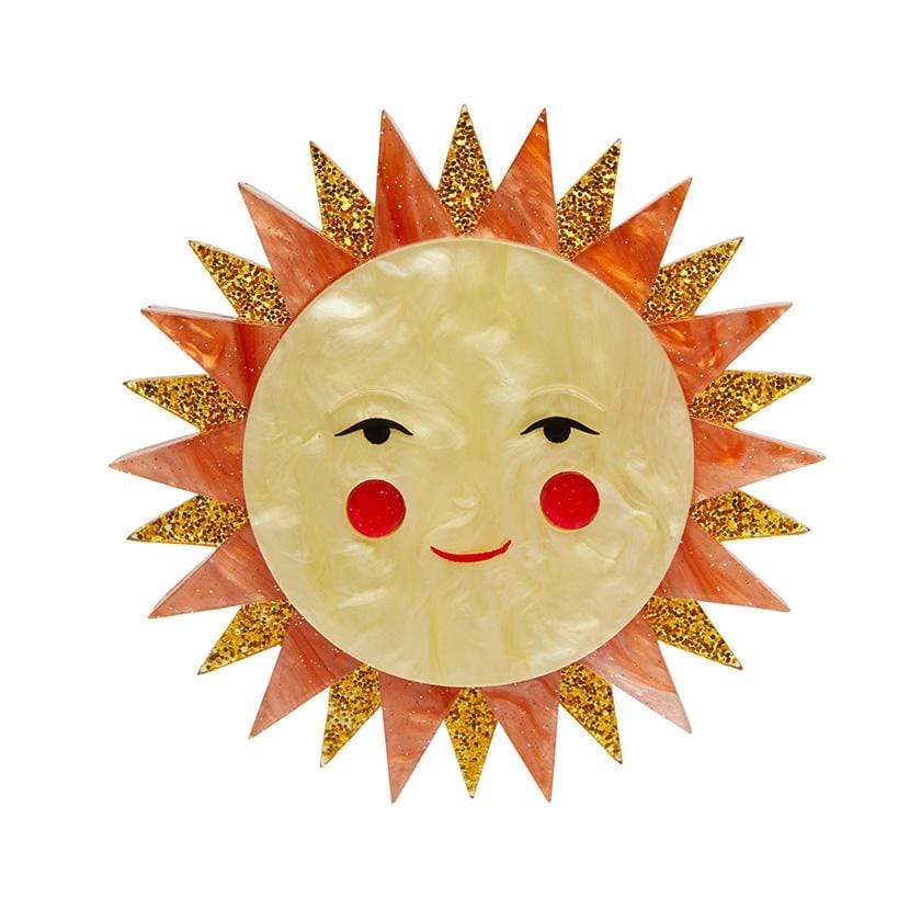 Erstwilder Golden Ray Brooch BH7043-6065