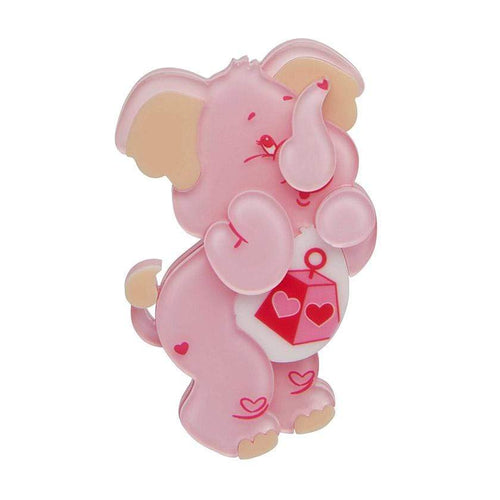 Erstwilder Lotsa Heart Elephant™ Brooch BH7073-2000