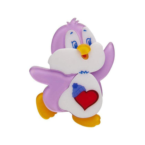 Erstwilder Cozy Heart Penguin™ Brooch BH7077-5000