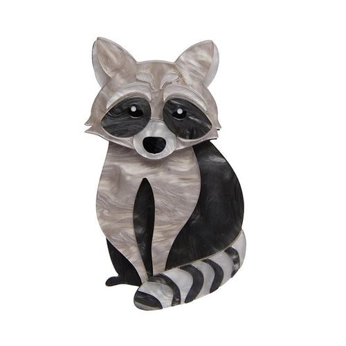 Erstwilder Rocket's Riot Raccoon Brooch BH7086-7170