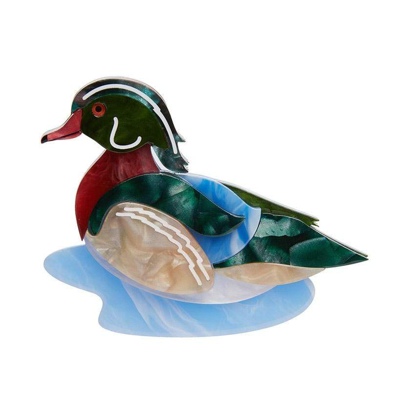 Erstwilder Mallard Ballard Brooch BH7088-3240