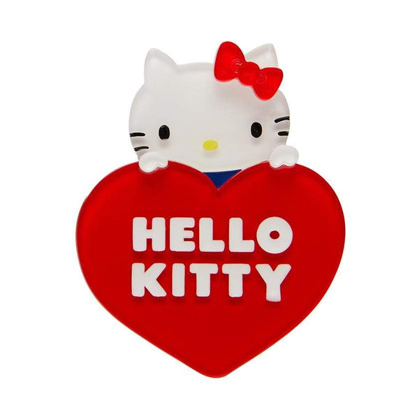 Erstwilder Hello Kitty Heart Brooch BH7224-1080