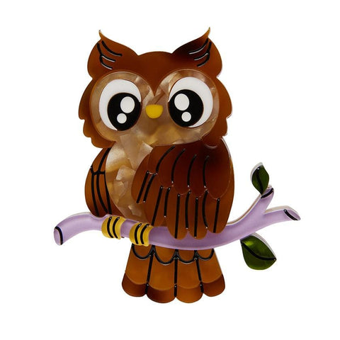 Erstwilder Owl Eyes on You Brooch BH7390-9000