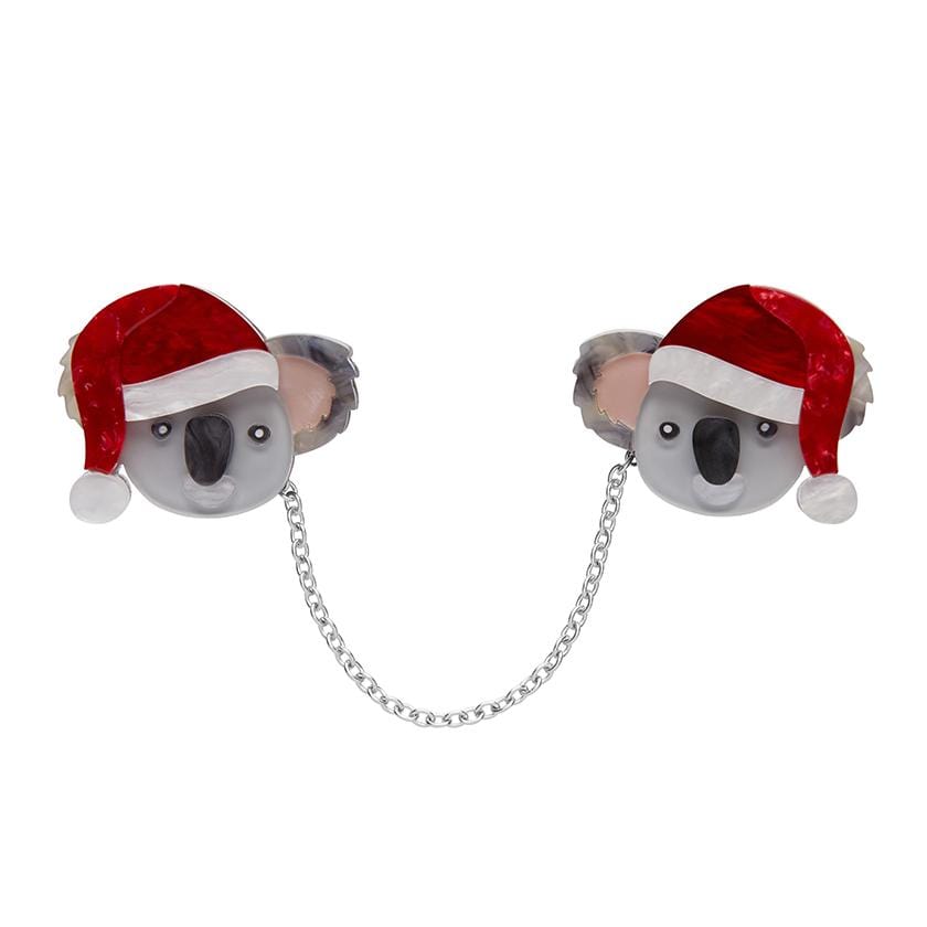 Erstwilder Koala Claus Double Brooch BH7431-7100