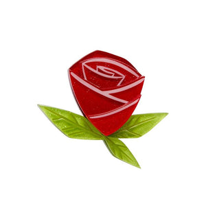 Painted Rose Mini Brooch