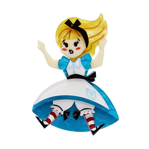 Erstwilder Alice Down the Rabbit Hole Brooch BH7556-3000