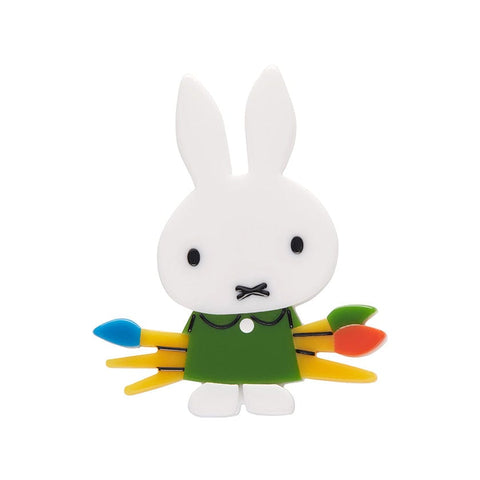 Erstwilder Miffy the Artist Brooch BHAT105