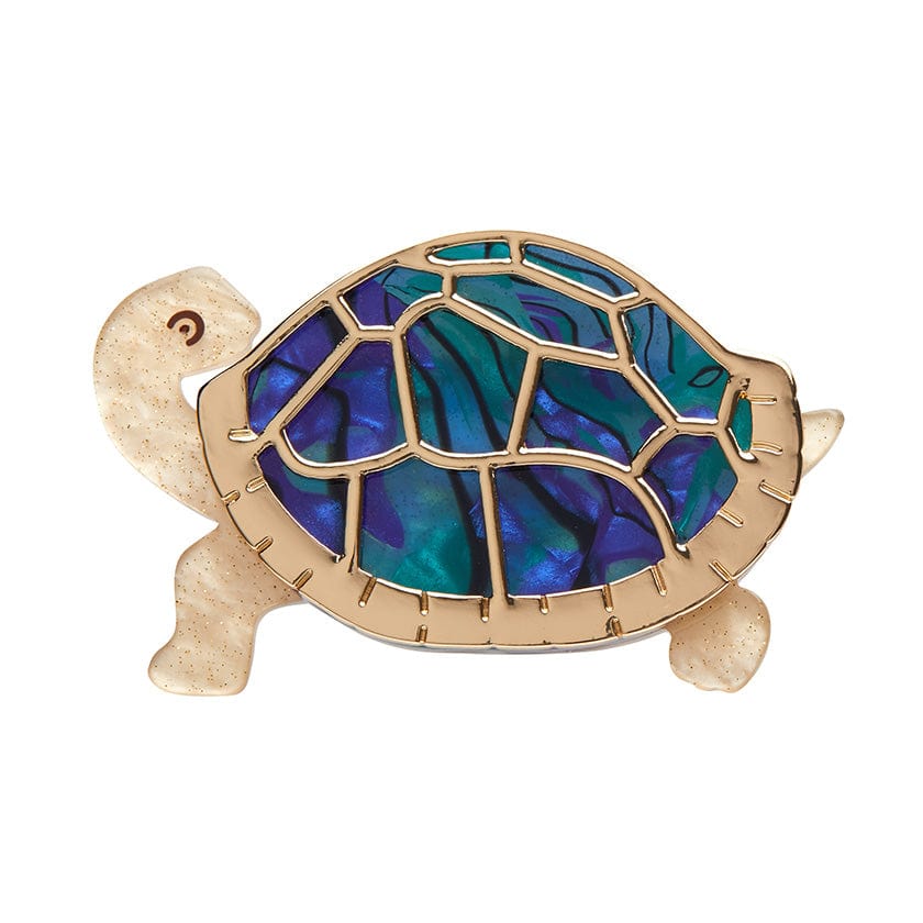 Ancient Altruism Brooch - Erstwilder - Quirky Resin and Enamel Accessories