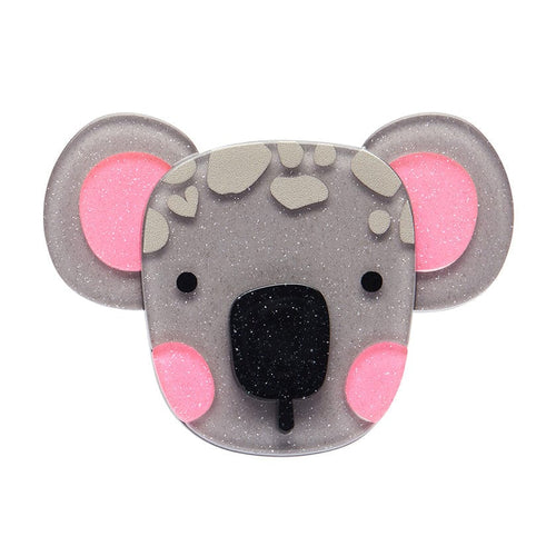 Keith The Koala Brooch  -  Erstwilder  -  Quirky Resin and Enamel Accessories
