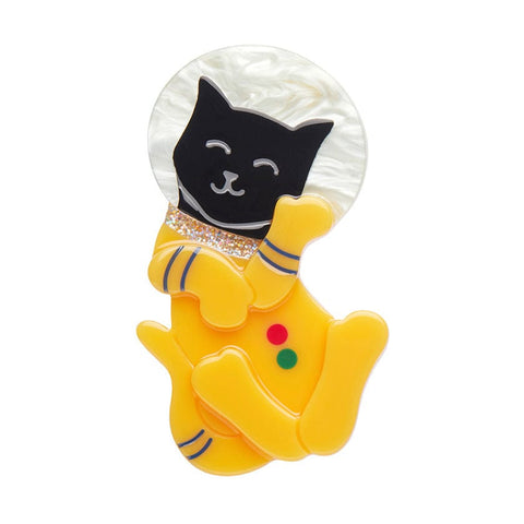 Major Tomcat Brooch  -  Erstwilder  -  Quirky Resin and Enamel Accessories