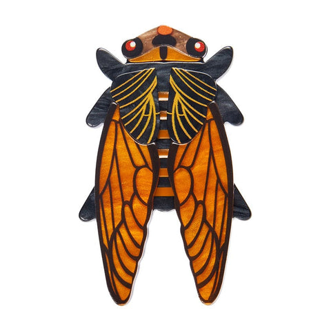 Cicadian Rhythms Brooch  -  Erstwilder  -  Quirky Resin and Enamel Accessories