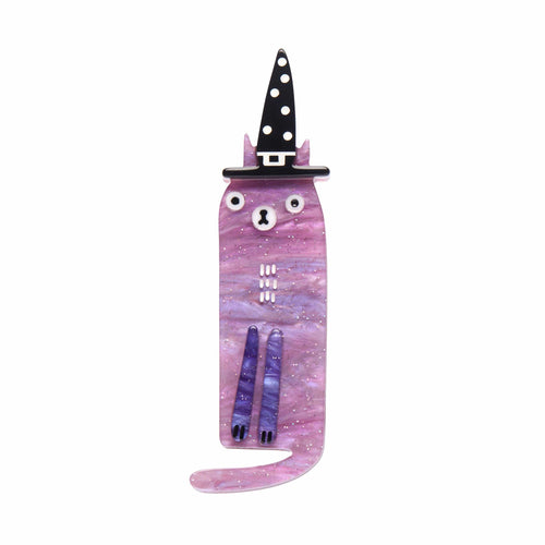 Hocus Purrcas Brooch  -  Erstwilder  -  Quirky Resin and Enamel Accessories