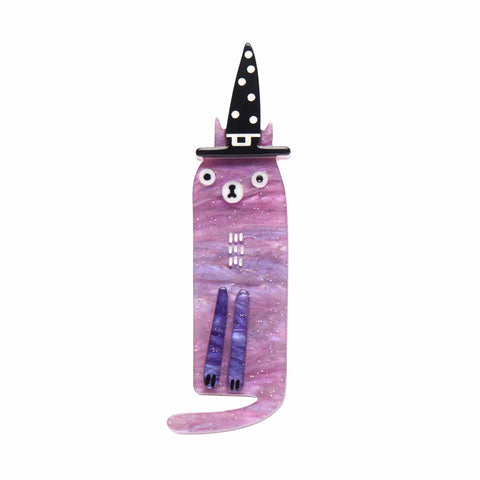 Hocus Purrcas Brooch  -  Erstwilder  -  Quirky Resin and Enamel Accessories