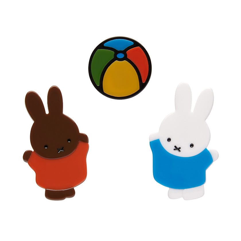 Erstwilder Miffy and Melanie Mini Brooch Set BXAT101