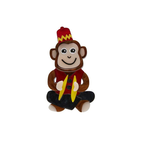 Erstwilder Charley Chimp Mini Brooch MN0011-9010