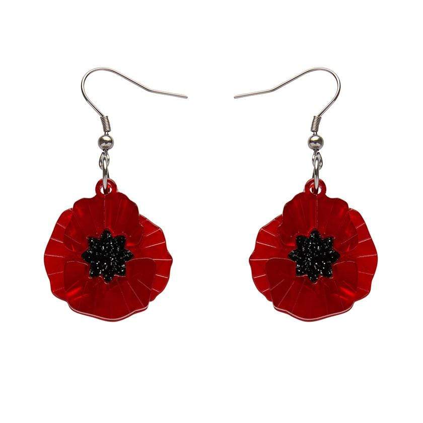 Erstwilder Poppy Field Drop Earrings E5033-1000