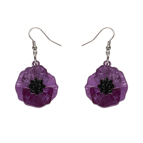 Erstwilder Poppy Field Drop Earrings E5033-5070
