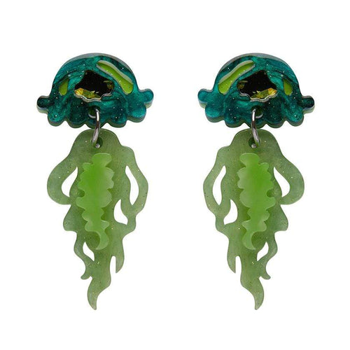 Erstwilder Slippin' Under Jellyfish Earrings E6637-4041