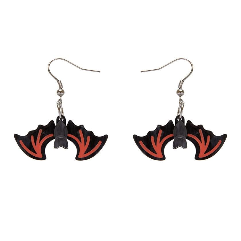 Erstwilder Bite Night Bat Earrings E6911-7361