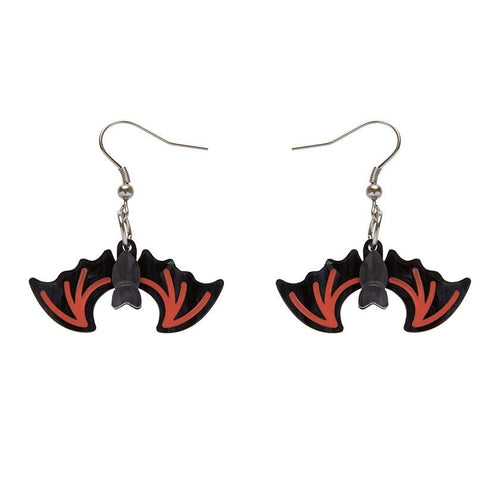 Erstwilder Bite Night Bat Earrings E6911-7361