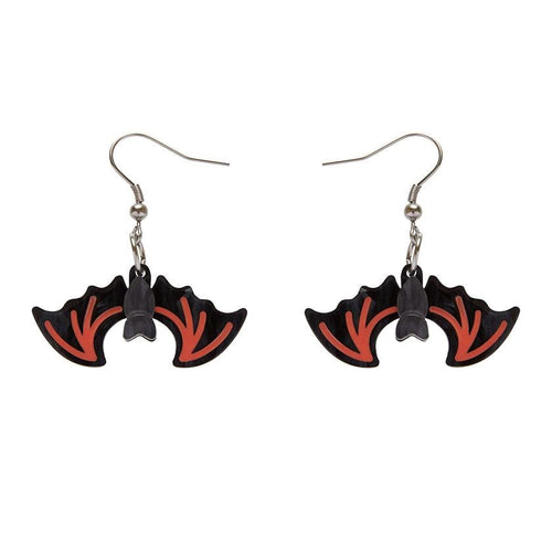 Erstwilder Bite Night Bat Earrings E6911-7361
