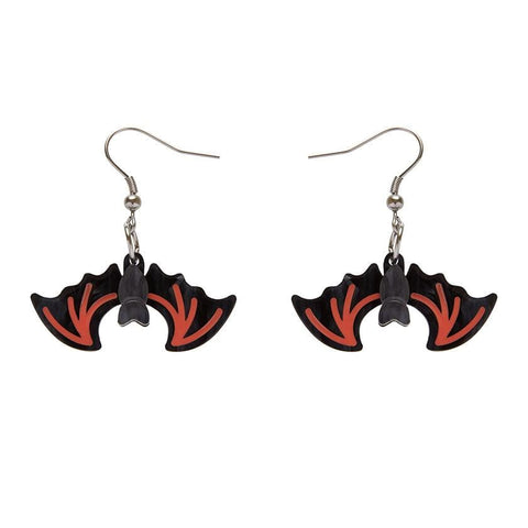 Erstwilder Bite Night Bat Earrings E6911-7361