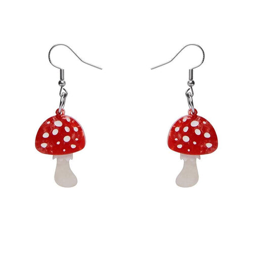 Erstwilder Twinning Toadstools Drop Earrings E7104-1080