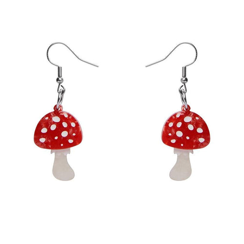 Erstwilder Twinning Toadstools Drop Earrings E7104-1080