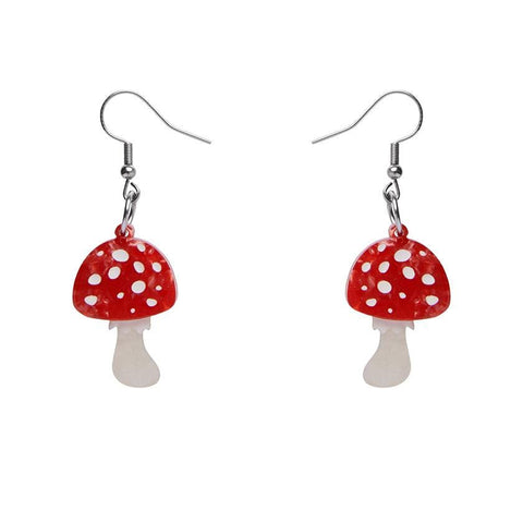 Erstwilder Twinning Toadstools Drop Earrings E7104-1080