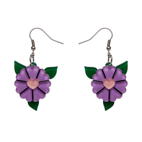 Erstwilder Blue Blooms Earrings E7399-3000