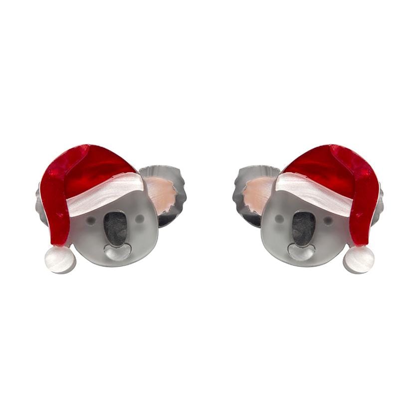 Erstwilder Koala Claus Earrings E7431-7100
