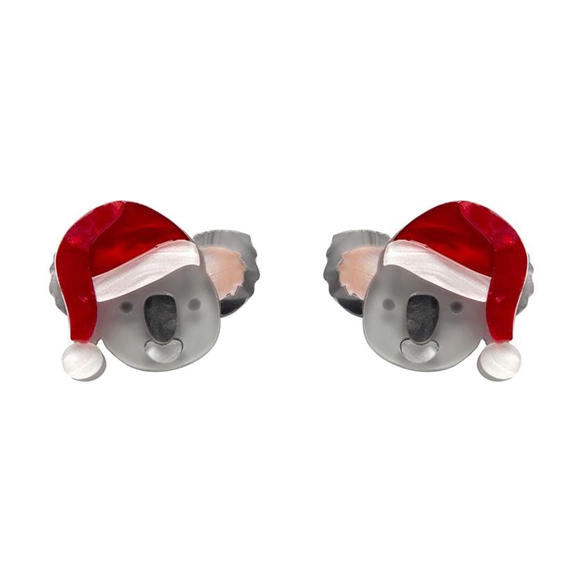 Erstwilder Koala Claus Earrings E7431-7100