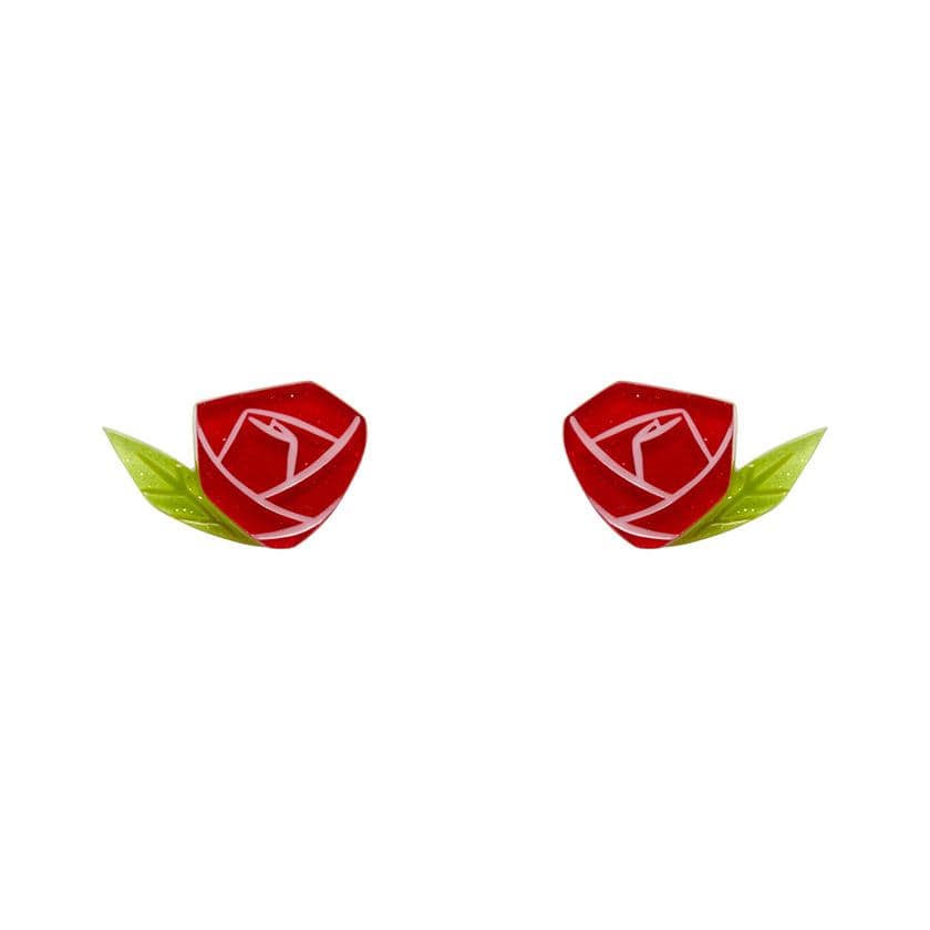 Erstwilder Painted Rose Earrings E7450-1000