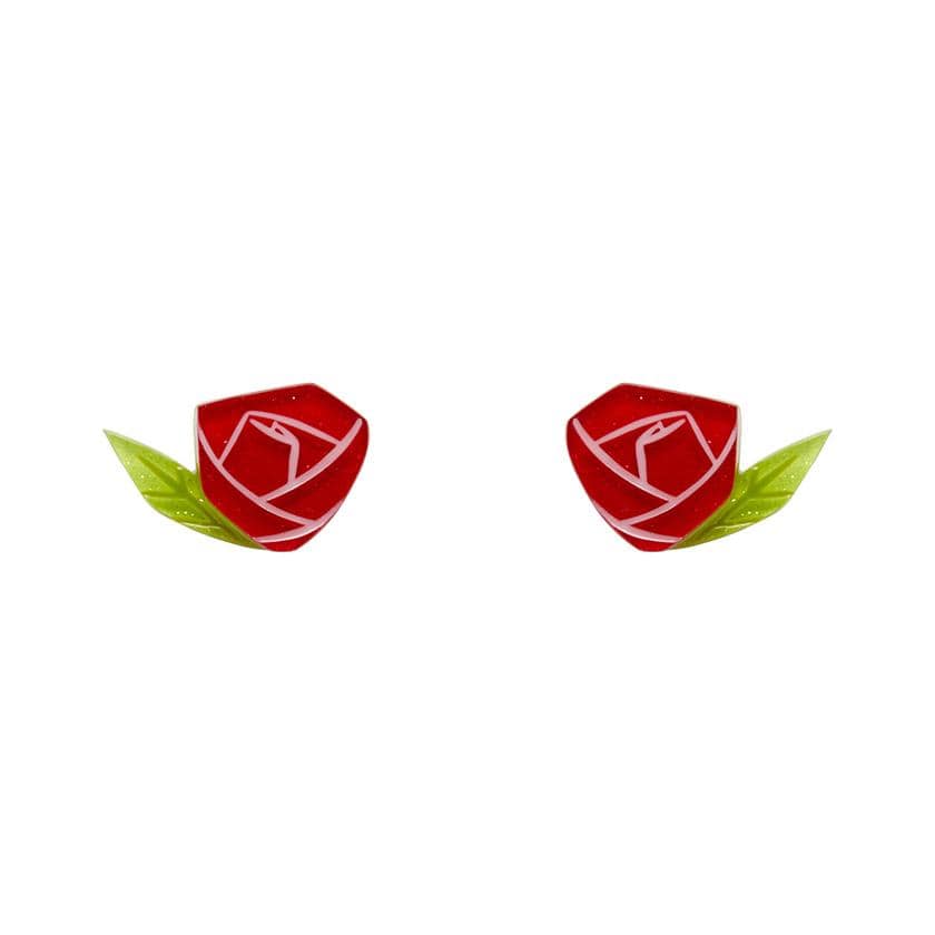 Erstwilder Painted Rose Earrings E7450-1000
