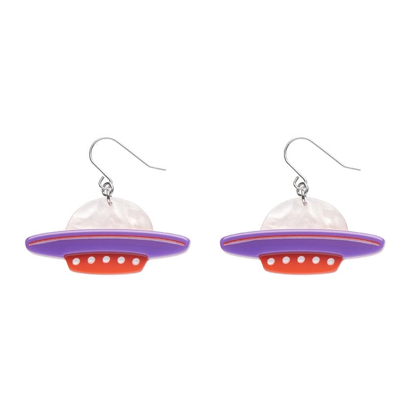 Beam Me Up Drop Earrings  -  Erstwilder  -  Quirky Resin and Enamel Accessories
