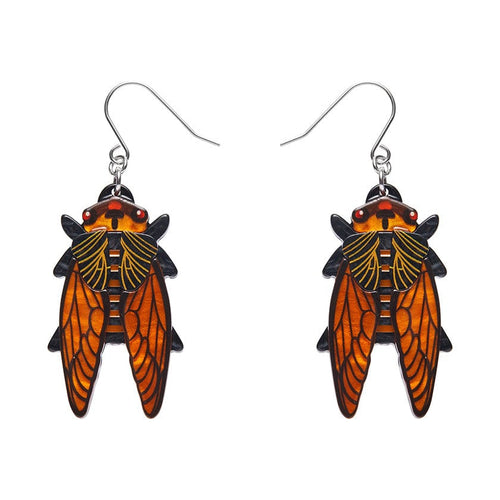 Cicadian Rhythms Earrings  -  Erstwilder  -  Quirky Resin and Enamel Accessories