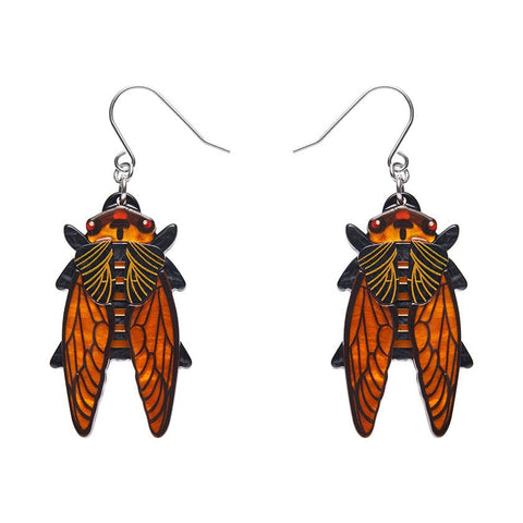 Cicadian Rhythms Earrings  -  Erstwilder  -  Quirky Resin and Enamel Accessories