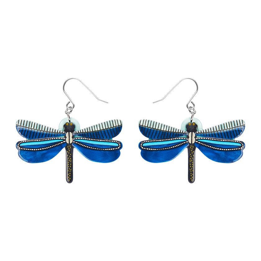 Sapphire Sky Dancer Earrings  -  Erstwilder  -  Quirky Resin and Enamel Accessories