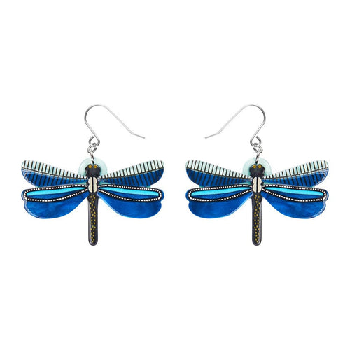Sapphire Sky Dancer Earrings  -  Erstwilder  -  Quirky Resin and Enamel Accessories