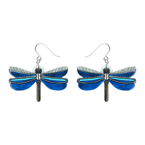 Sapphire Sky Dancer Earrings  -  Erstwilder  -  Quirky Resin and Enamel Accessories