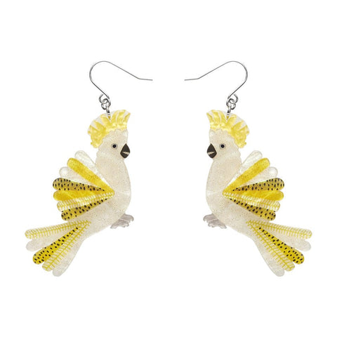 Sunny of the Sulphur Crest Earrings  -  Erstwilder  -  Quirky Resin and Enamel Accessories